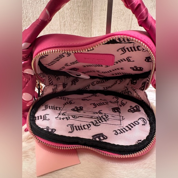 Juicy Couture Fuchsia Heart Crossbody Bag - Picture 2 of 8